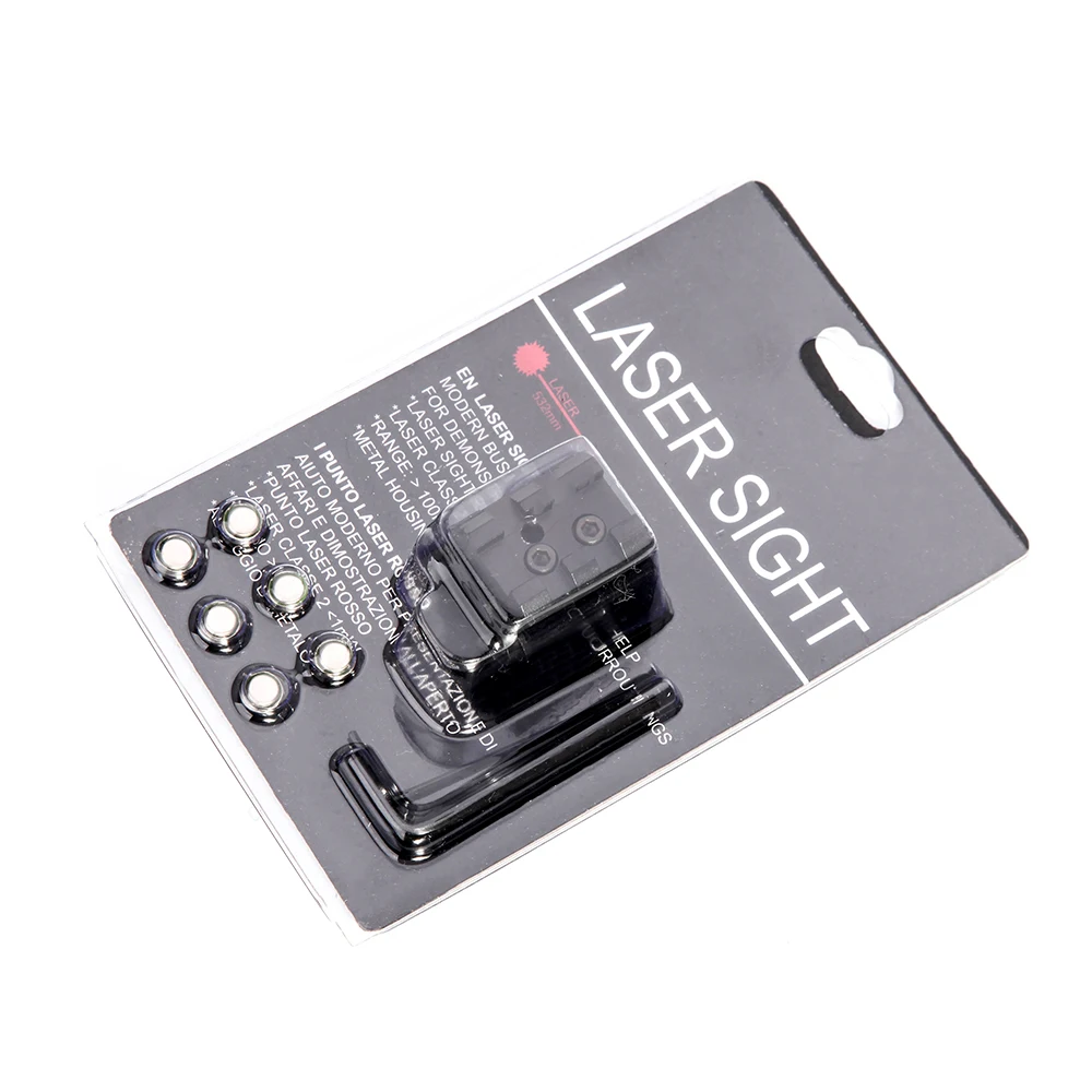 

Tactical Mini Red Dot Laser Sight Adjustable Compact With 20mm Picatinny Rail Mount For Air Gun Rifle Hunting Accessory