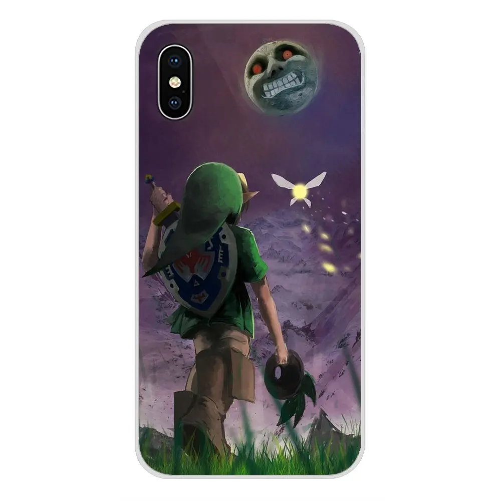Прозрачный чехол из ТПУ Legend of zeldas Majora's Mask для Samsung Galaxy S4 S5 MINI S6 S7 edge S8 S9 S10 Plus Note 3 4 5 8