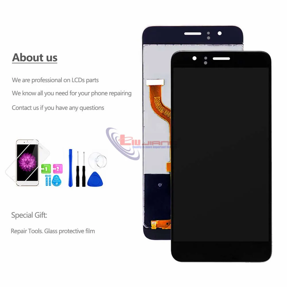 ЖК-дисплей для Huawei Honor 8 дигитайзер сенсорного экрана сменная панель в сборе FRD-L19