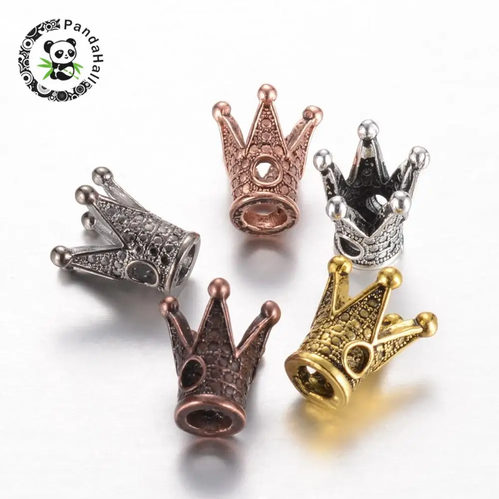 

Alloy Beads, Crown, Mixed Color, 12.5x12x12mm, Hole: 2.5mm
