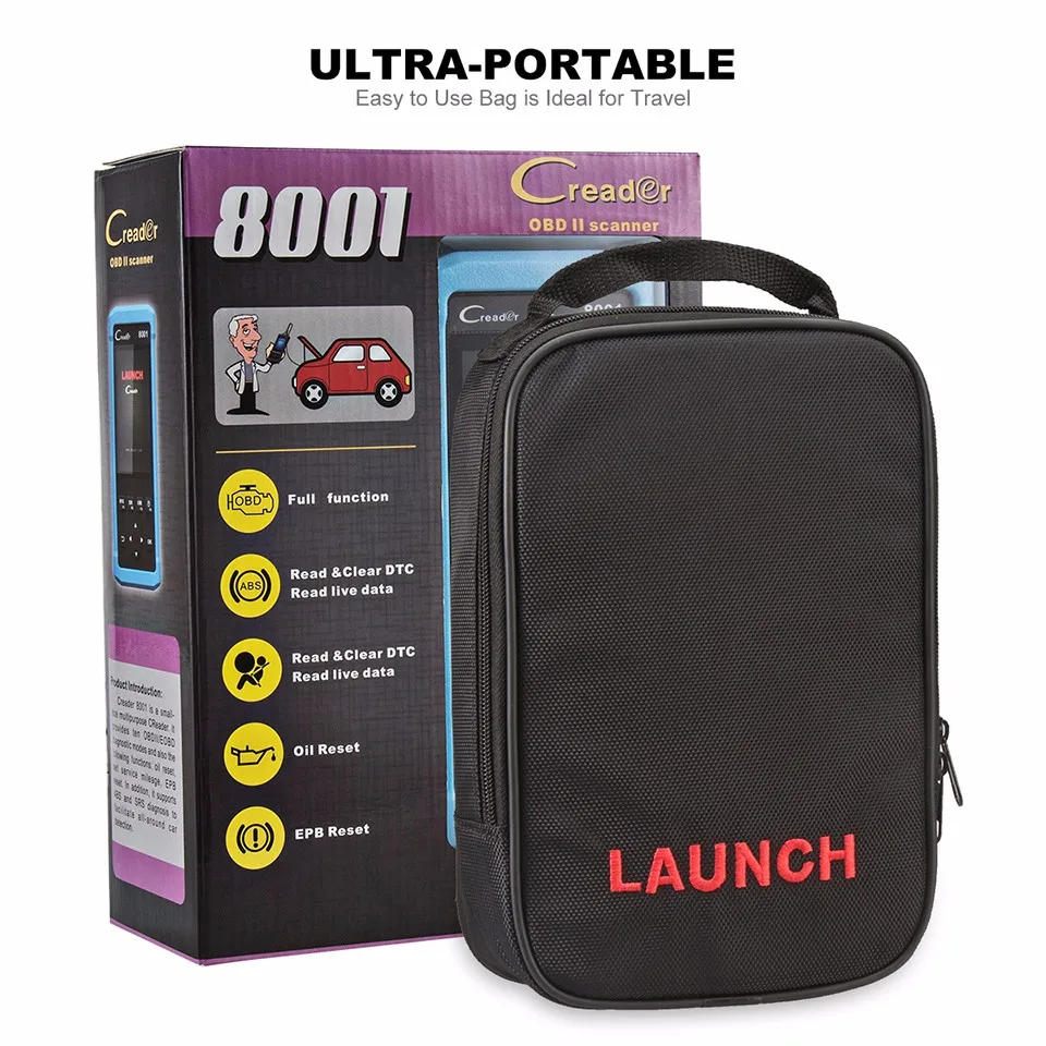 Launch CR8001 DIY CReader 8001 CR8011 CR8021 DIY CReader 8021 считыватель кодов полный OBD2 сканер/сканирующий инструмент со сбрасыванием масла сервис