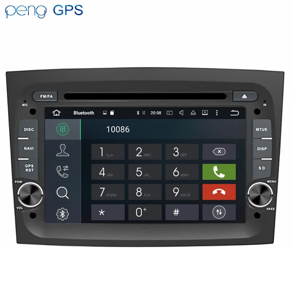 Автомобильный стерео Android 8 1 gps dvd для Fiat New Dobco навигация в автомобиле