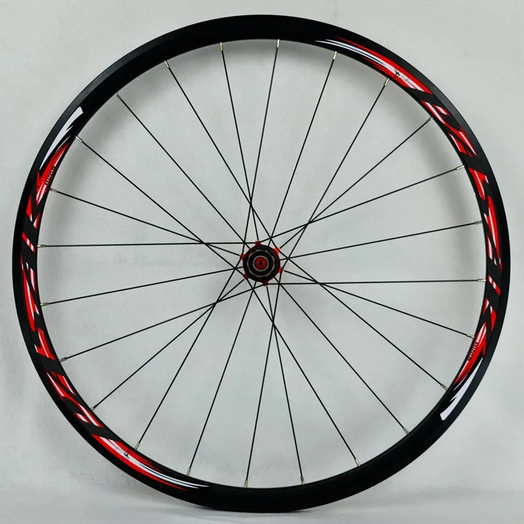 Горячая 700C колеса из углеродного волокна bmx дорожное Велосипедное колесо 30 мм обод из алюминия дорожный набор V/C тормозные велосипедные колеса