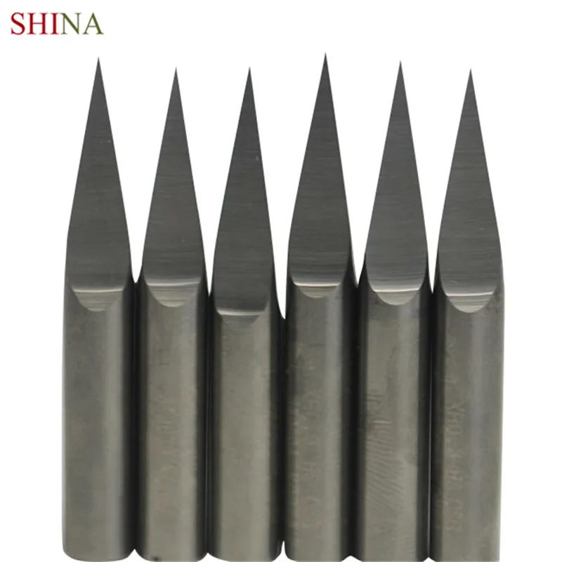 SHINA 5 шт./лот 3 175 мм CNC различные фрезы PCB гравировальные биты торцевая фреза