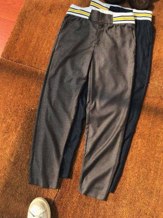 Бесплатная доставка высококачественные теплые осенне-зимние шерстяные брюки