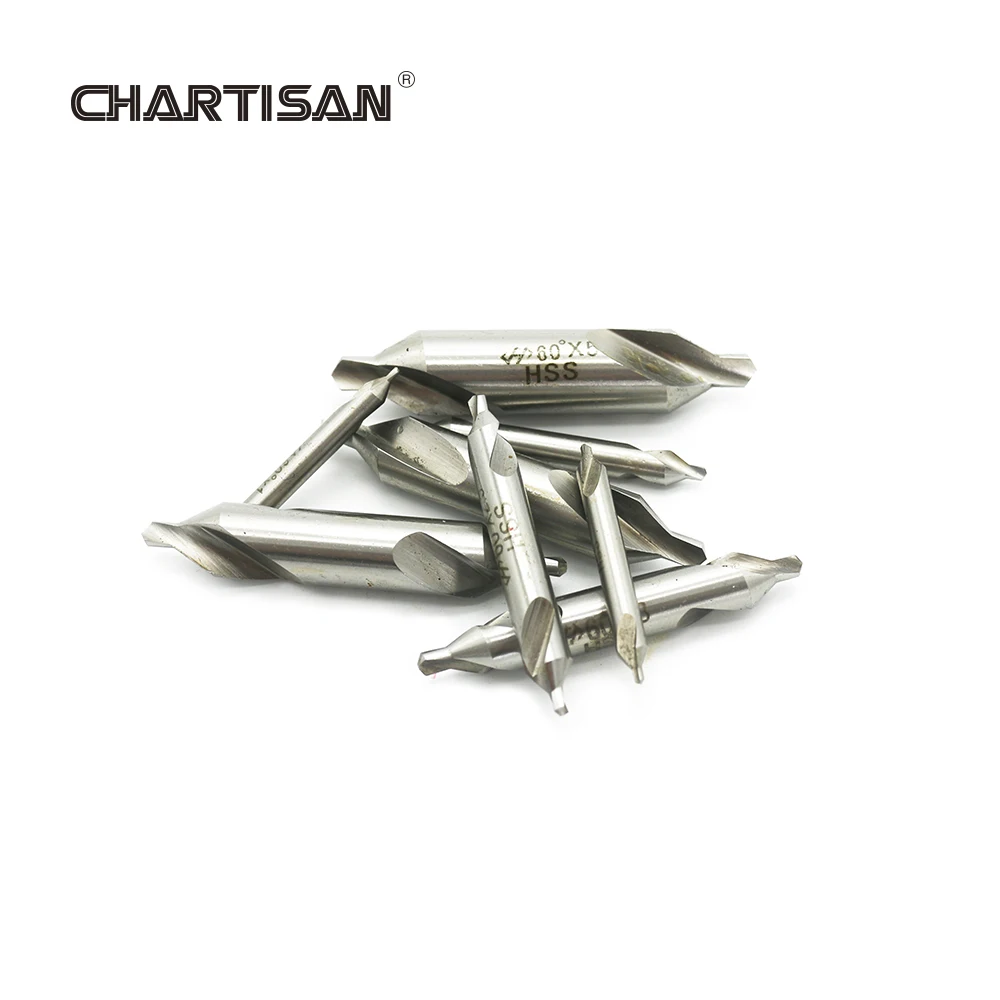 CHARTISAN высокое качество HSS M2 центральные сверла для обработки отверстий уменьшают