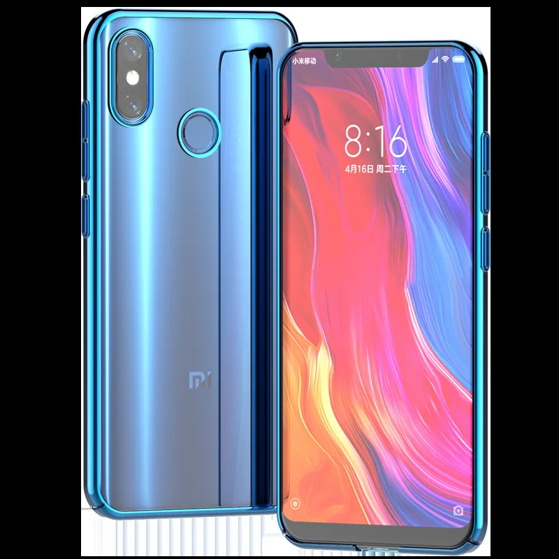 Роскошное покрытие для чехла Xiaomi Mi 8 мягкая прозрачная задняя крышка 9 SE Mi9 redmi note7