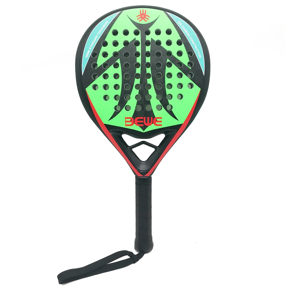 Быстрая BEWE 12K углеродная поверхность Padel теннисная ракетка
