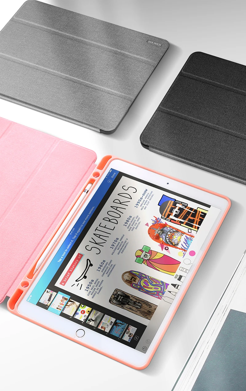 Умный чехол для ipad Pro 12,9, роскошный кожаный чехол с подставкой retina для ipad Pro 12,9 дюйма, Ультратонкий чехол с функцией автоматического сна