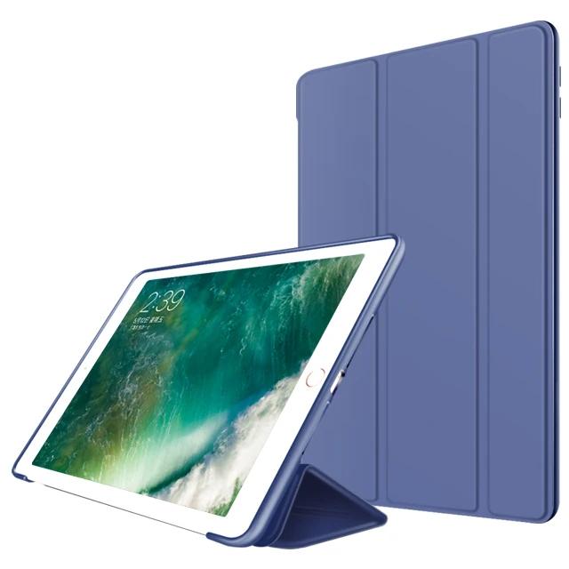Чехол для iPad 9,7 Магнитный стенд PU кожаный чехол силиконовый мягкий чехол для iPad 6th 5-го поколения Чехол - Цвет: Navy