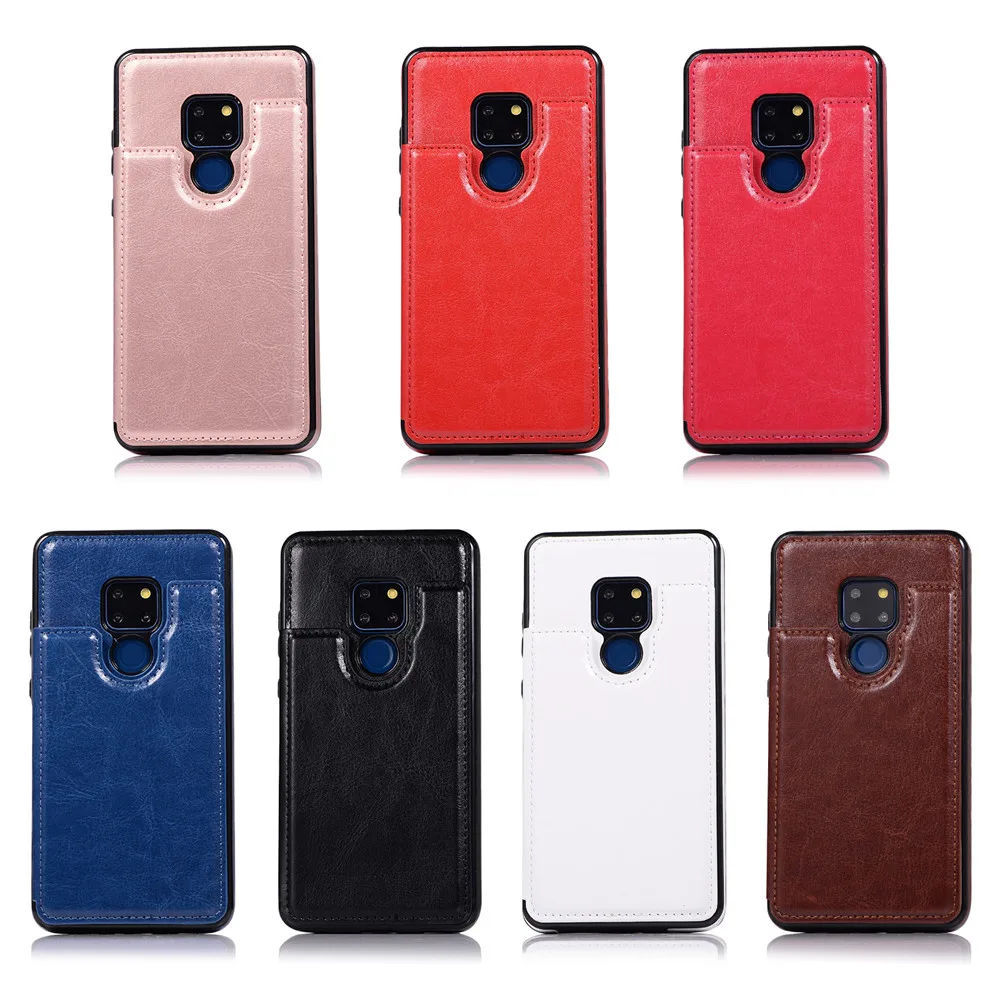 Держатель для карт, чехол-кошелек для huawei P30 P30 Pro mate 20 Pro Lite, роскошный мягкий кожаный чехол с магнитной застежкой, противоударный защитный чехол
