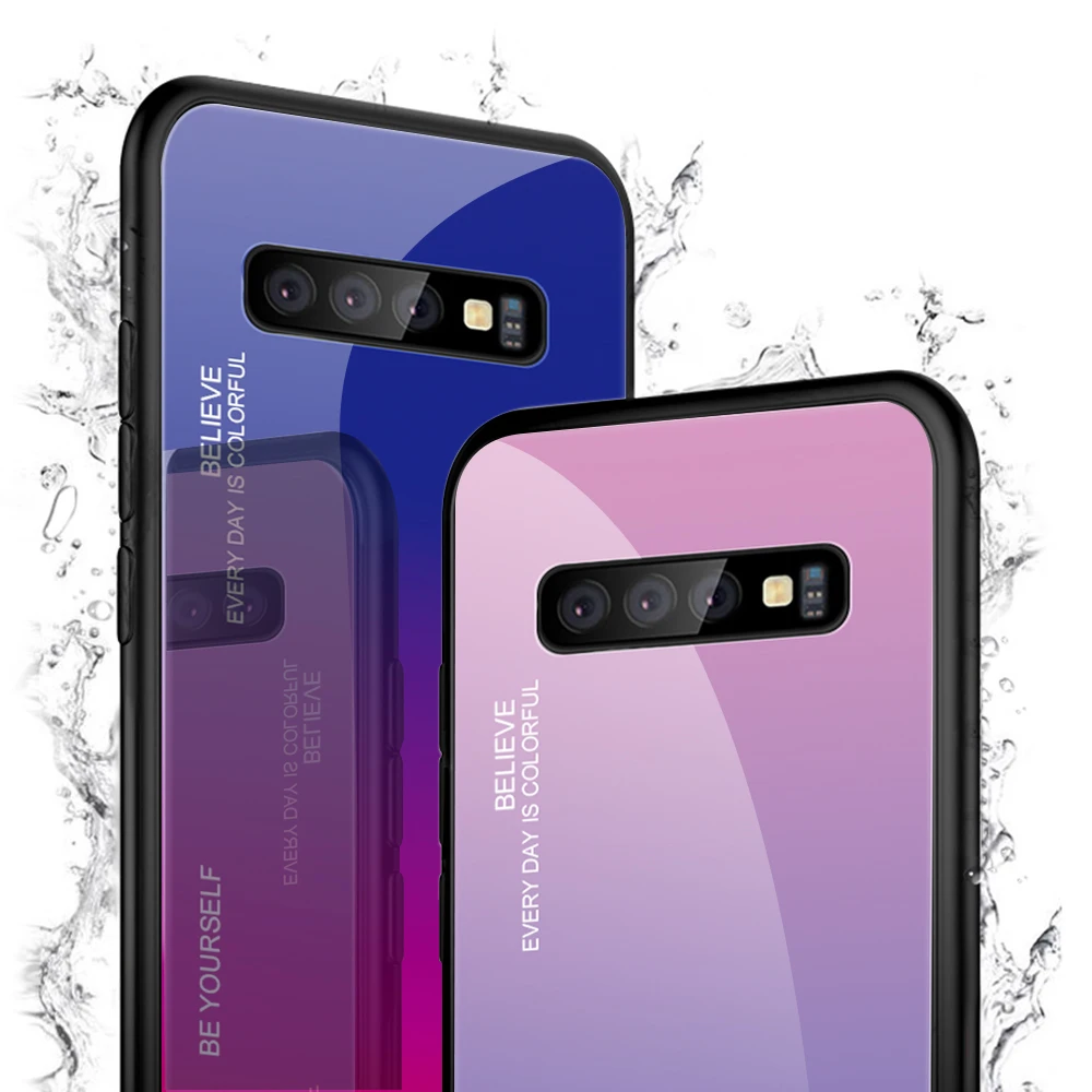 Чехол для samsung Galaxy Note 9 8 S10 S9 S8 плюс S10E закаленное Стекло чехол A5 A6 A7 A8 A9 2018 M10 M20 M30 |