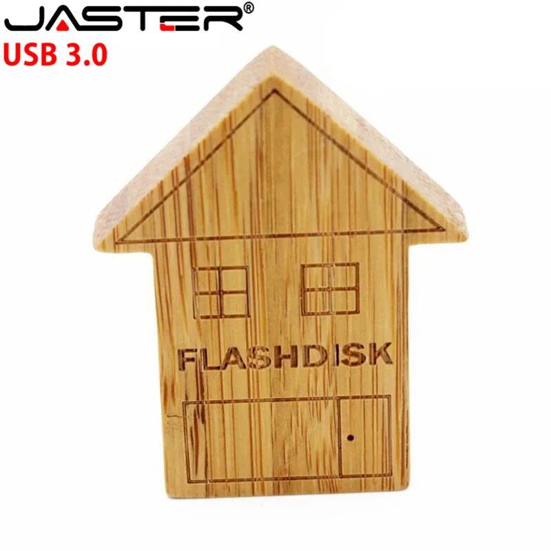 Usb-флешка с деревянным домом JASTER USB 3 0 флеш-накопитель флеш-накопители 4 ГБ 8 16 32