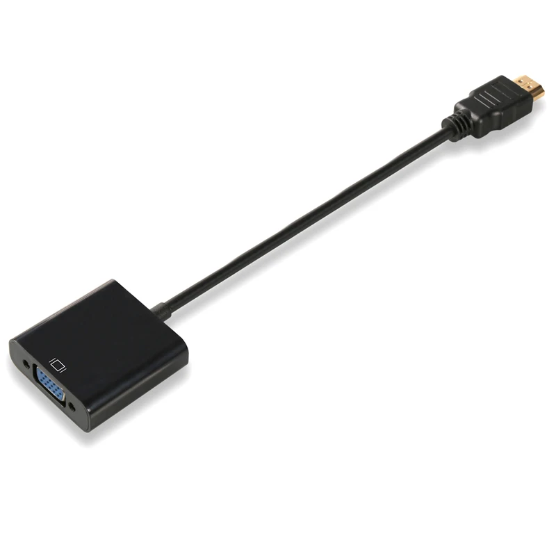 Memteq HDMI к VGA Кабельный адаптер переходник Поддержка 1080 P Full HD с аудио кабель для ТВ