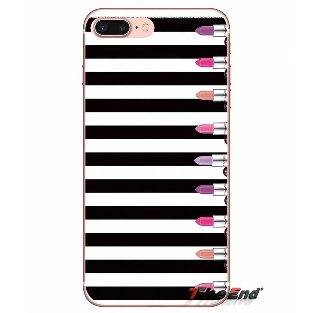 Для Apple iPhone X 4 4S 5 5S SE 5C 6 6S 7 8 Plus 6Plus 7plus 8plus Fundas Coque инструменты губная помада Красота