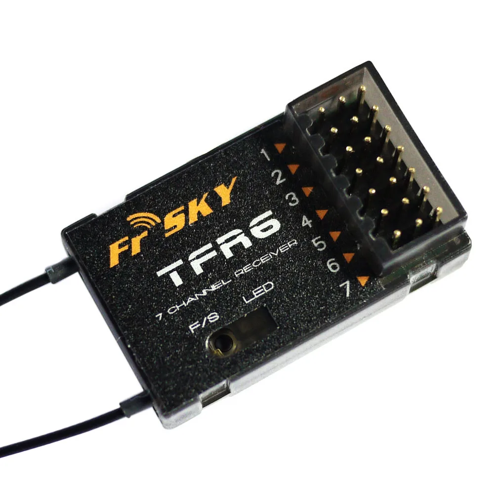 FrSky TFR6 приемник 7CH совместим с Futaba FASST серии радиоприемников | Игрушки и хобби