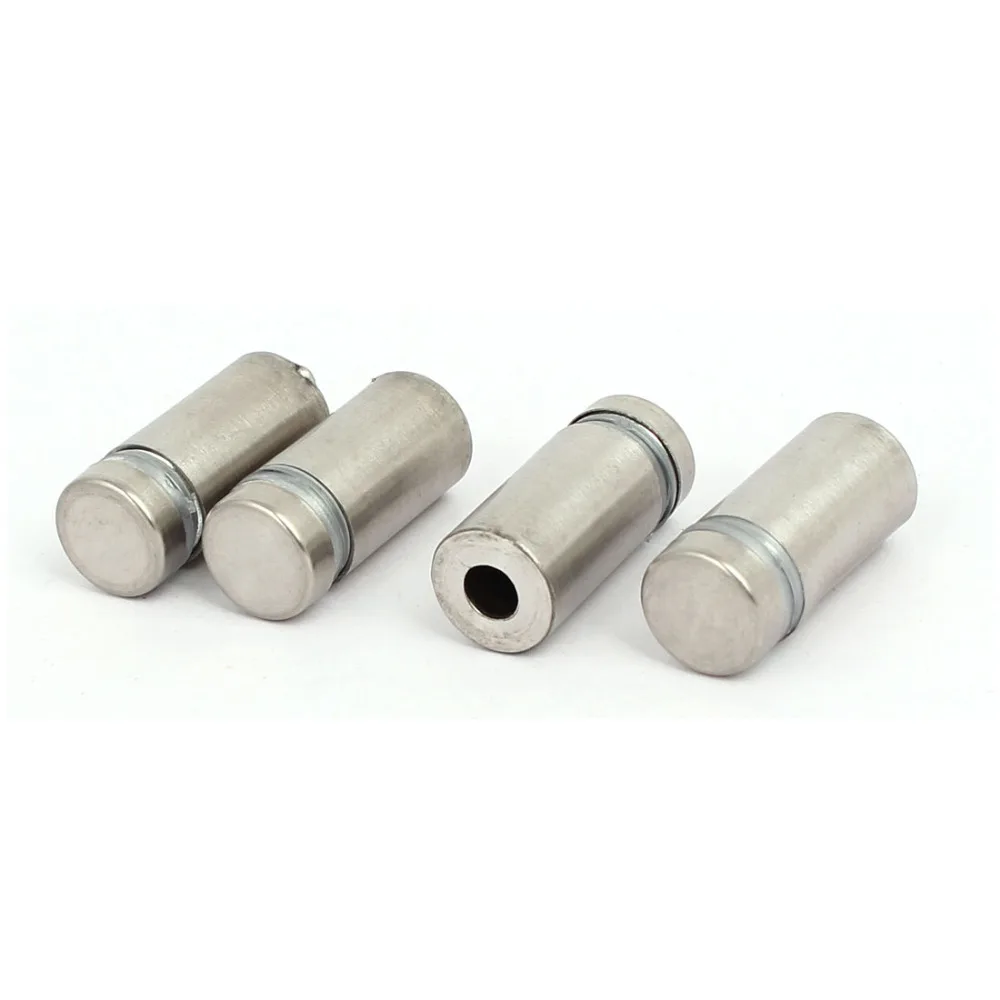 

UXCELL 4pcs 12x25mm 16x25mm 50x19mm Stainless Steel Glass Table Spacers Standoff Fixing Screws Bolts