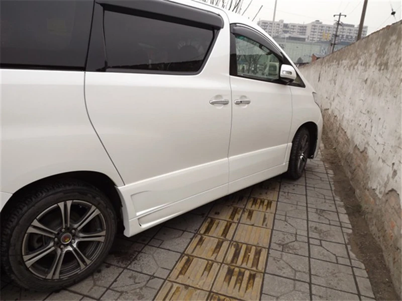 Использование для Toyota Alphard door Body kit 2010- год декоративные панели FRP/PP пластиковая дверь защита автомобиля установка двери аксессуары