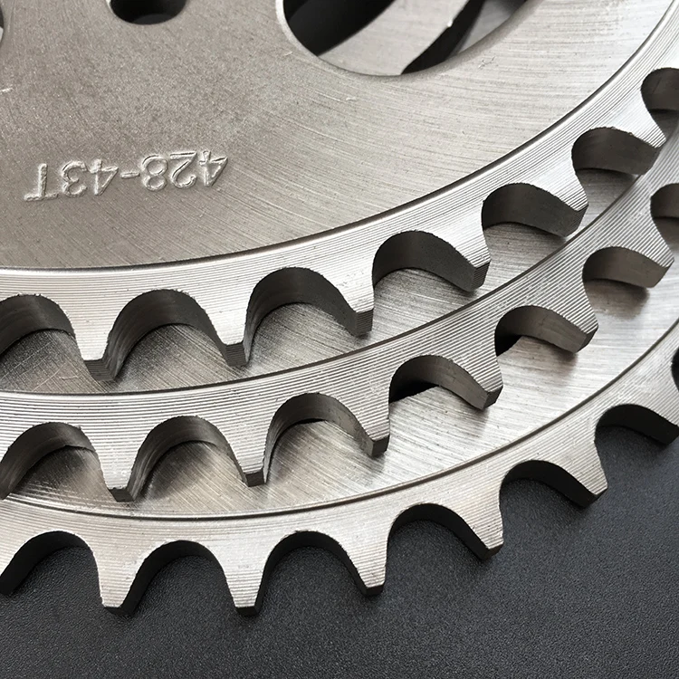 1 шт. Звездочка для мотоцикла/YBR125 36 43T мотоцикла/Звездочка двигателя 428 #36/39/41/43/45T