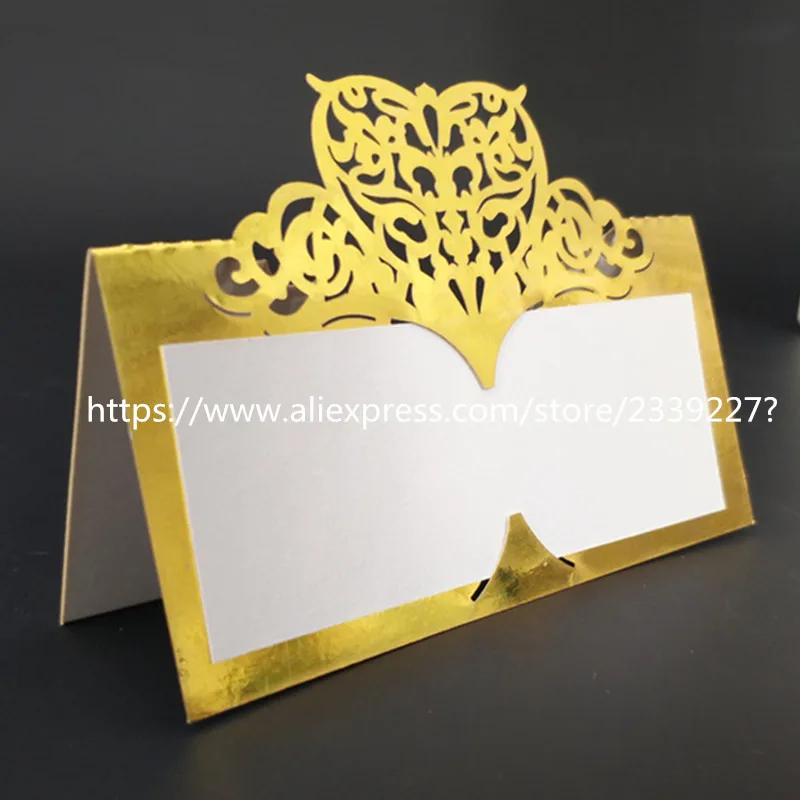 100 шт. лазерная резка настольный карточка с именем место для карты Свадебная
