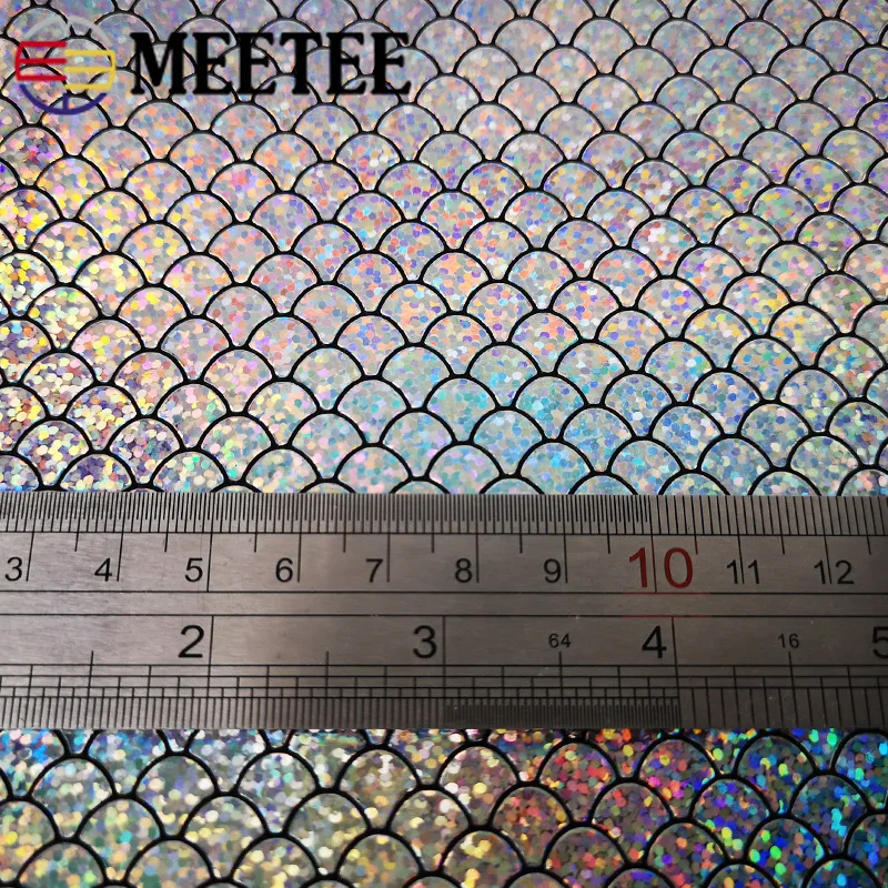 Зеркальные рыбные весы Meetee 45x137 см светоотражающая полиуретановая ткань для