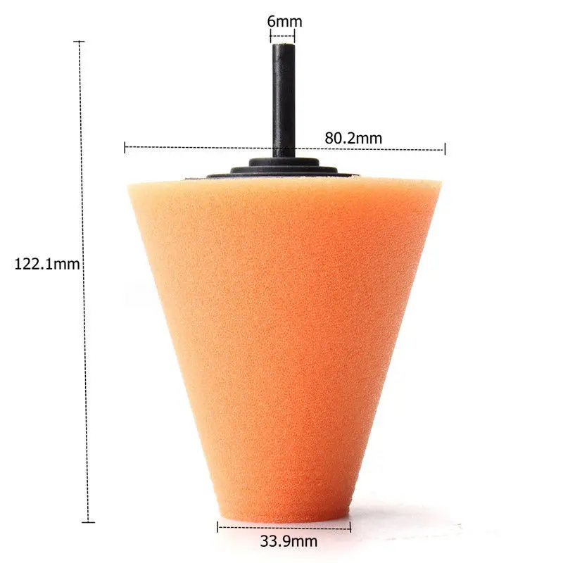 Meijiabuy Conical car tire polishing sponge dead angle specially designed for small area | Инструменты