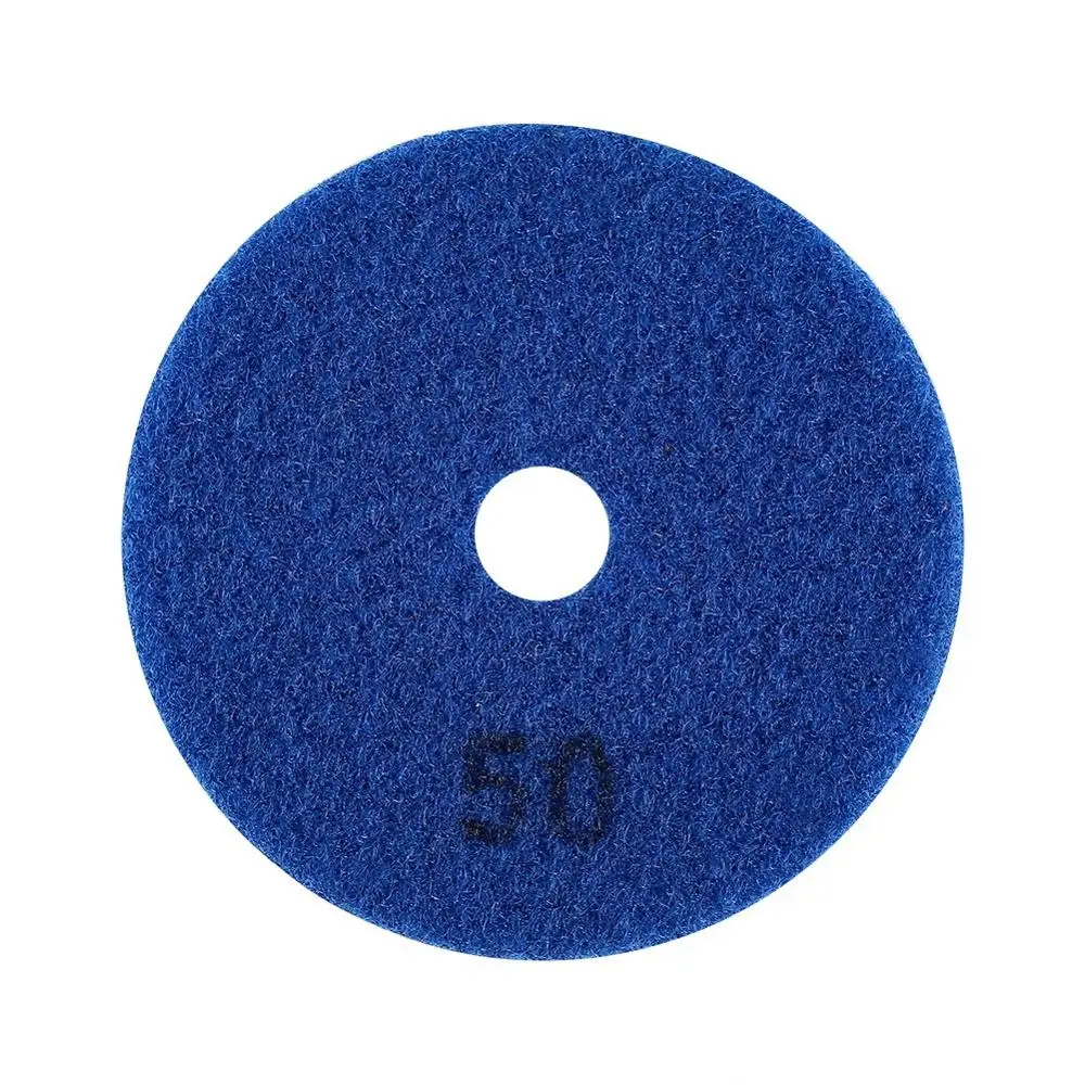 

4inch Wet Diamond Grinding Disc Diamond Polishing Pad 100mm Granite Marble Stone Polishing Grinding Discs Tool Granularity 50