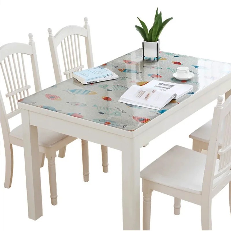 BALLE прямоугольная скатерть из ПВХ защитная для стола мягкое стекло обеденная