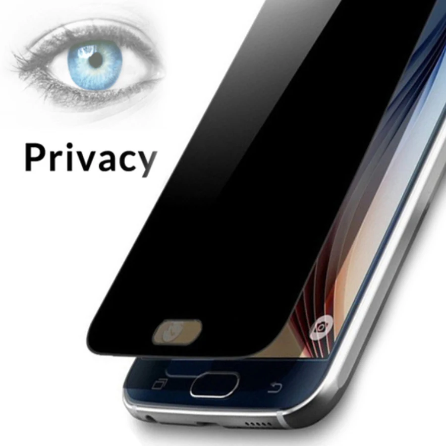Anti peeping Privacy glass on For Samsung a6 2018 screenProtector Galaxy a8 6 plus tremp glas glaxy a6plus Protection Guard |