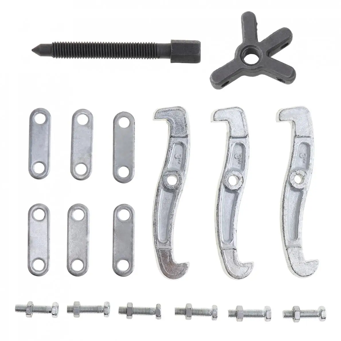 45# Steel 2 Claws / 3 Claws Bearing Puller Multi-purpose Rama with 4 Single Hole Claw Pullers for Car / Mechanical Repairing