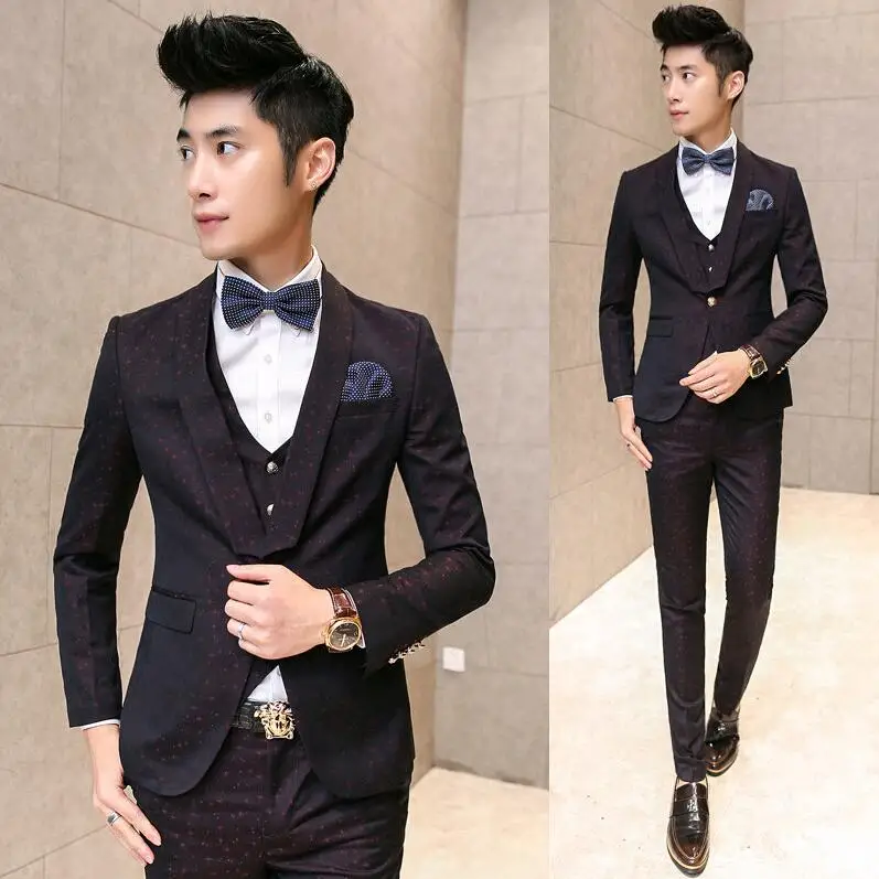 

Loldeal 2018 Fashion Custom Men Suit Slim Fit Mens White Suits For Weddings Dress Party Clothing Mens Tuxedo suits with pants