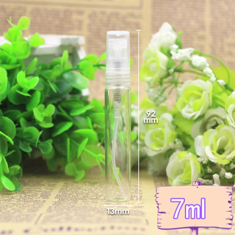 

wholesale 100pcs 7ML Glass Perfume spray Bottle, 7ml glass Fragrance Perfume Atomizer, wholesale 7ml empty Glass Sprayer Bottle