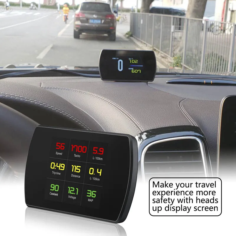 Автомобильный сканер OBD 2 с ЖК дисплеем диагностический инструмент умным