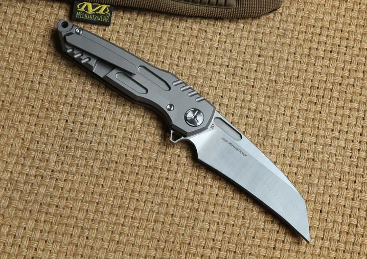 Два солнца TS48 D2 лезвие Тактический Flipper мяч brearing складной нож titanium кемпинг