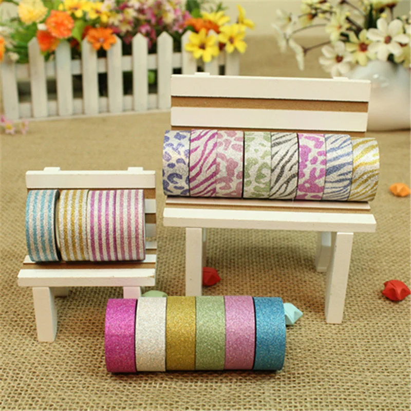 

Лента блестящая однотонная с леопардовым принтом, 5 м