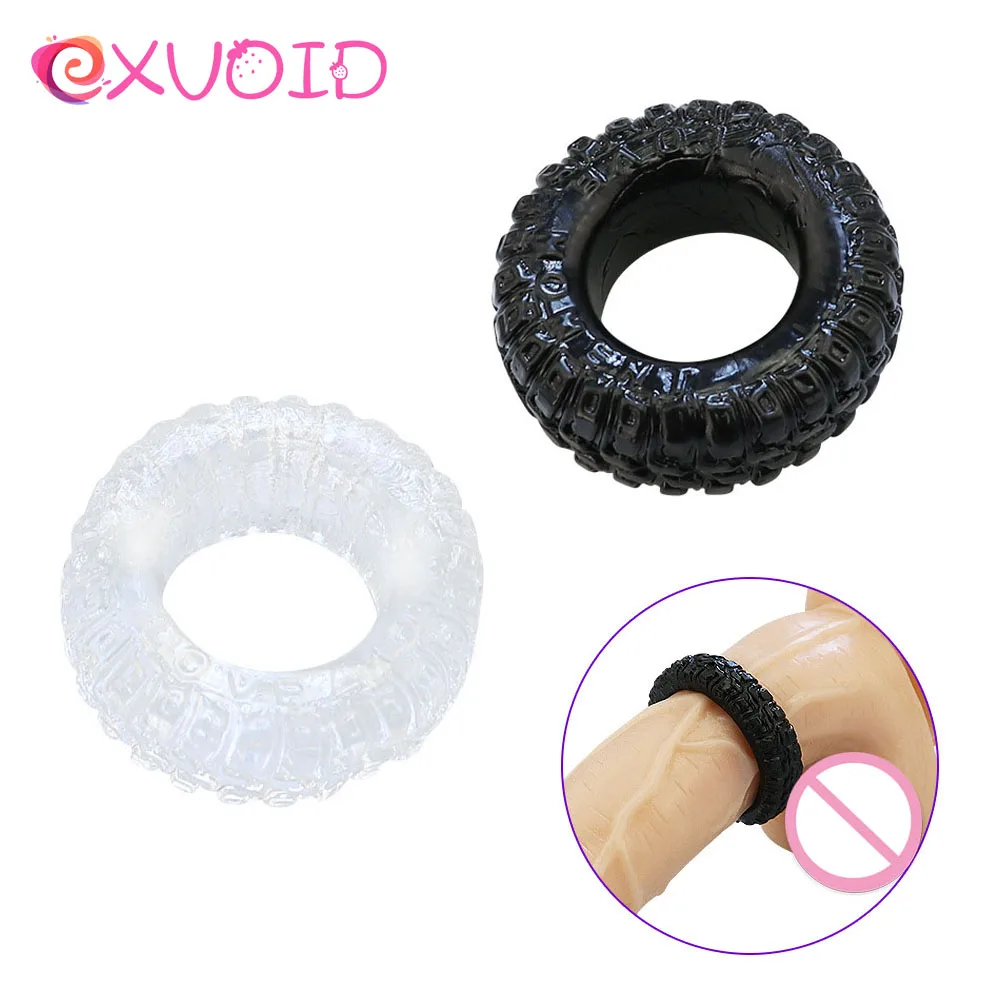 EXVOID 2 шт. эластичная Мужская мастурбация секс игрушки для мужчин мужское
