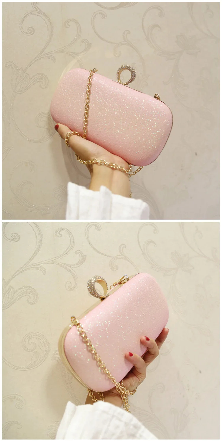 LIXUN Flash Sequins женская сумка-клатч вечерняя сумочка компактные сумочки кошелек через плечо сумки для свадьбы кошелек Bolsa Feminina