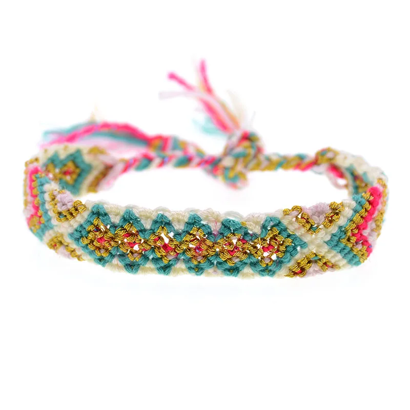 WELLMORE BOHO стильные браслеты для женщин ручной работы из хлопка очаровательные