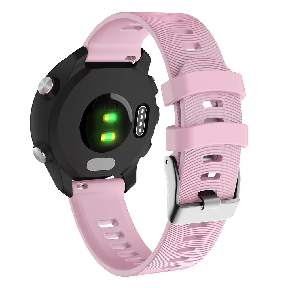 Ремешок для часов, умный Браслет Vivoactive 3 для Garmin Forerunner, 245 м, 245, 20 мм, силиконовый, 645, цветной браслет, для спорта на открытом воздухе