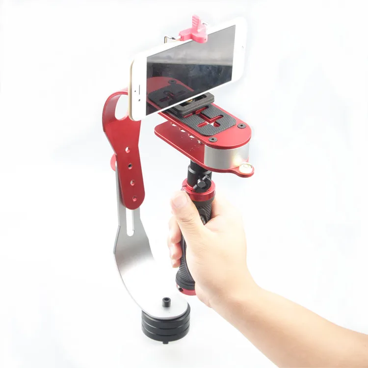 Сплав алюминий мини Ручной цифровой камеры стабилизатор видеокамеры Видео Steadicam мобильных DSLR 5DII движения DV Steadycam для Gopro