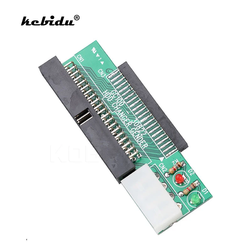 Kebidu 44Pin 2 5 дюйма HDD до 3 дюймов IDE 40Pin интерфейс жесткий диск конвертер адаптер для