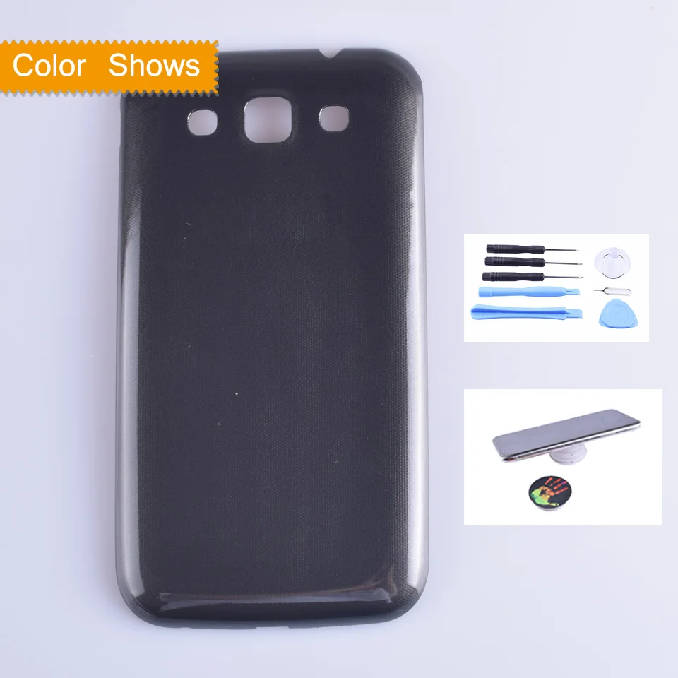 black with gift Для samsung Galaxy Win GT-i8552 GT-i8550 I8552 I8550 корпус крышка батареи задняя крышка чехол задняя дверь запасные части с логотипом - Цвет: black with gift