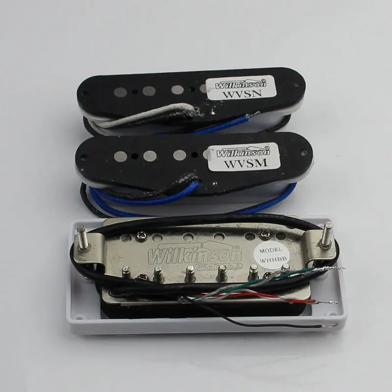 Новый набор для захвата гитары Wilkinson White Humbucker WHH(N + B) WVSM|Детали и аксессуары гитар| |