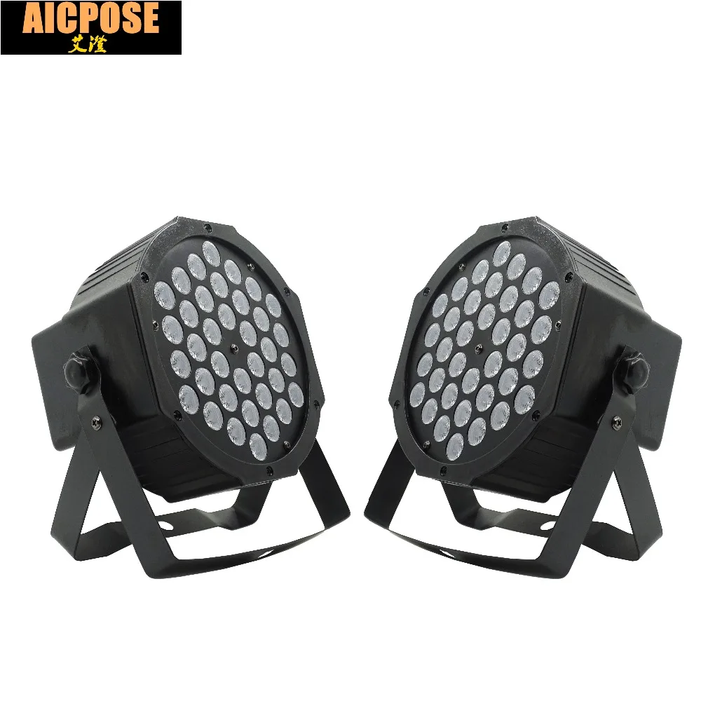 2 шт./лот светодиодный светильник Par 36x3 Вт 36 RGB Светильник с 3/6 каналами DMX512 Master Slave