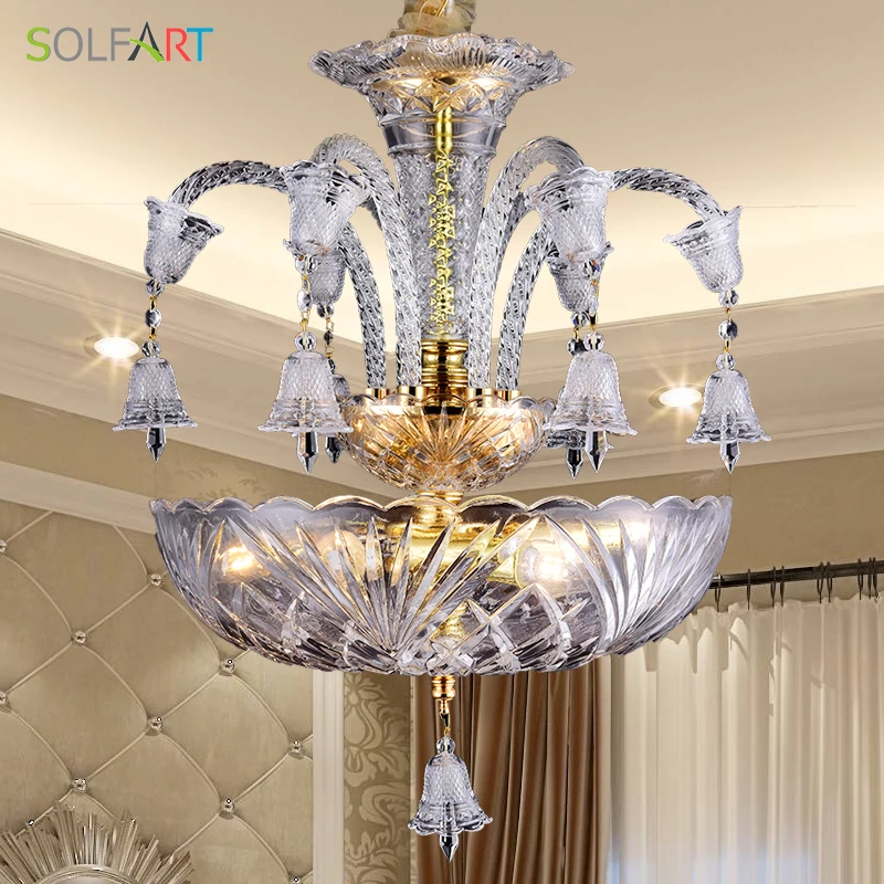 SOLFART хрустальная люстра 90-260 в подвески для люстры стеклянные современные