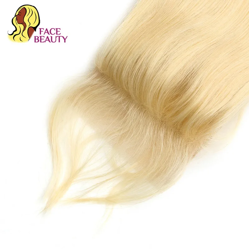 Facebeauty 2 тона темные корни прямые волосы 1B 613 блонд бразильский Омбре кружевная