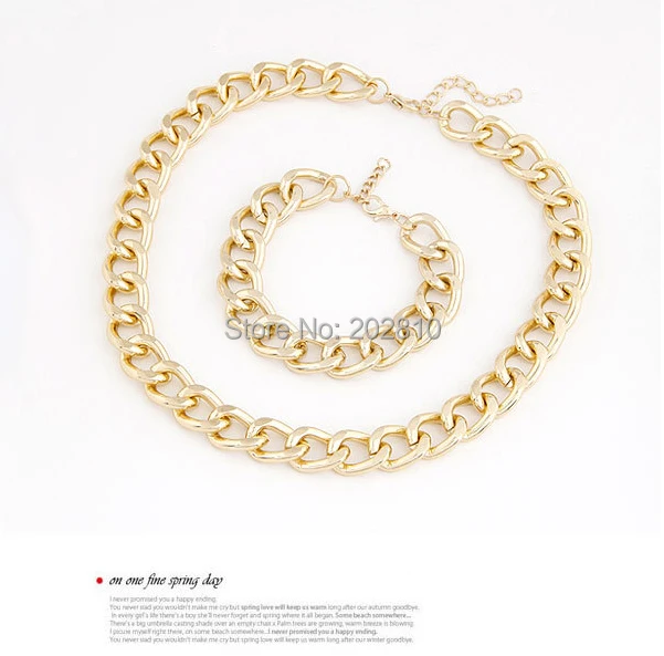 Новинка 2020 модные женские Подарочные Цепочки золотого цвета массивный браслет и