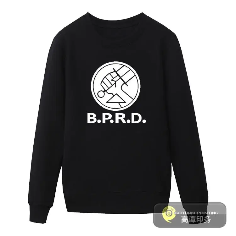 Package mail hellboy B.P.R.D BPRD leisure autumn winter coat long-sleeved round collar without cap fleece | Женская одежда