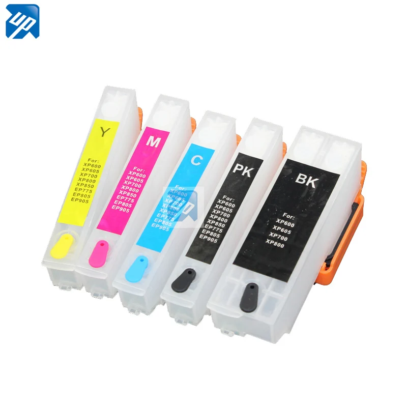 10sets T2621 Refillable Ink Cartridge for epson XP-600 XP-605 XP-700 XP-800 xp600 xp 800 xp700 xp605 XP810 XP820with arc chip | Компьютеры
