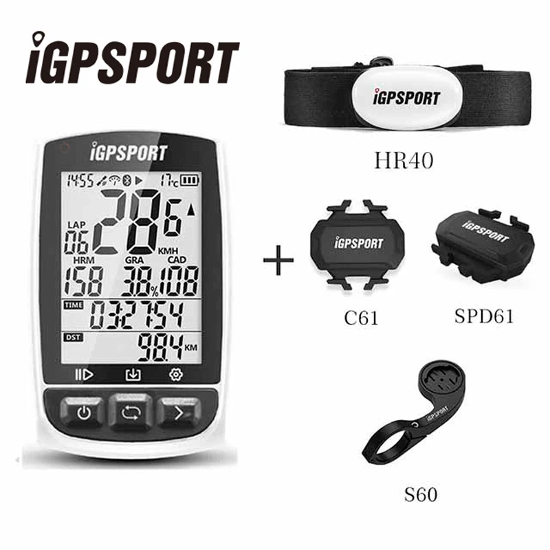 IGPSPORT IGS50E ANT + велосипедный компьютер спидометр секундомер IPX7 водонепроницаемый